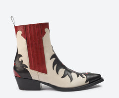 SR3651F POSITANO CASTAGNA ref:SR3547 H19 ECRU/NERO/ROSSO