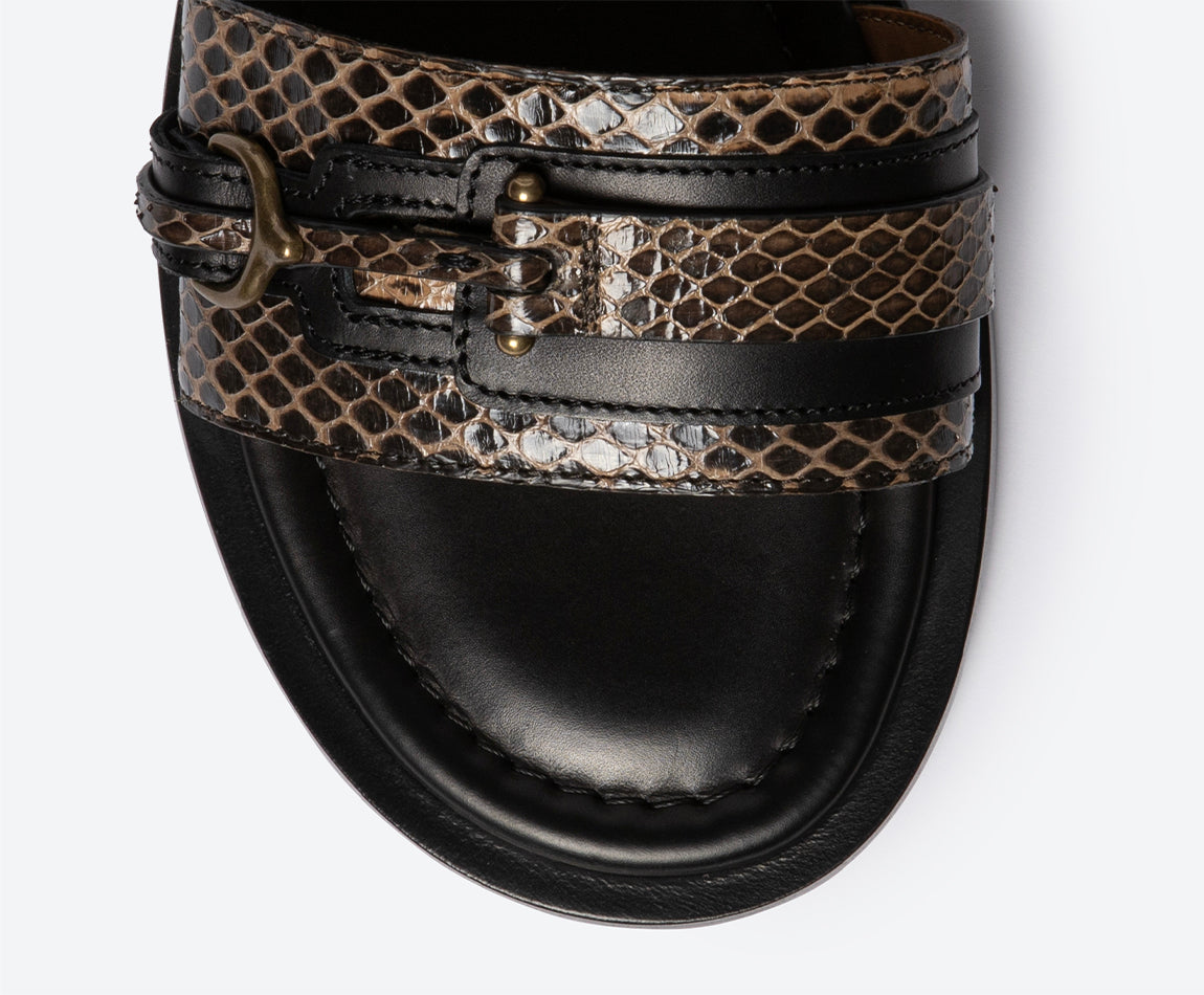 SR4733 ELAPHE RADIATA HAVANA/DIVER NERO 3