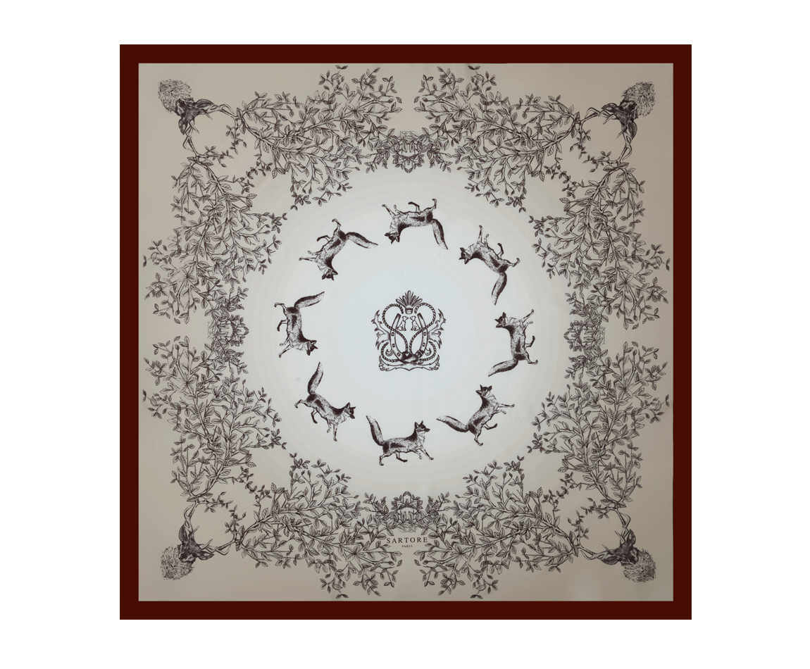 FOULARD NATURE RUST 1