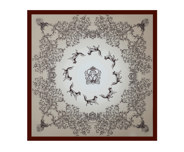 FOULARD NATURE RUST 1