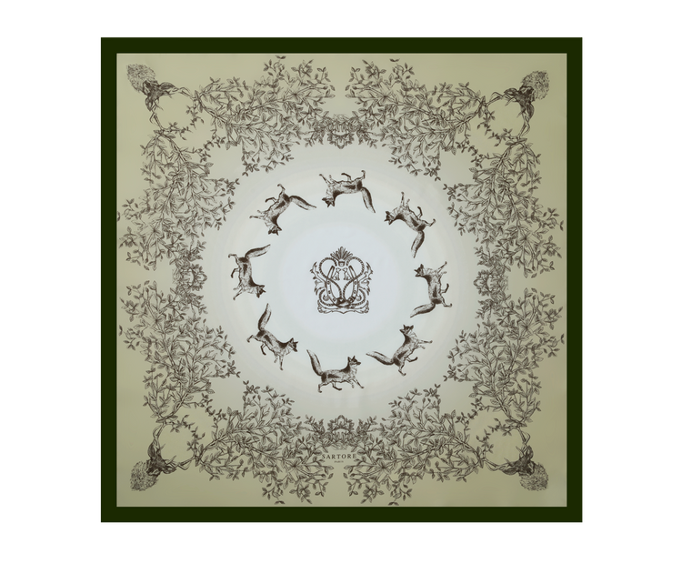 FOULARD NATURE OLIVA 1