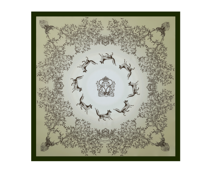 FOULARD NATURE OLIVA