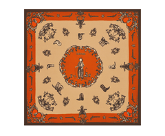 FOULARD WESTERN ARANCIO ref: