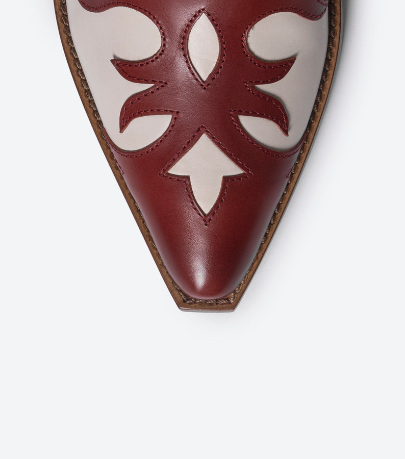 SR3652 PARMA ECRU/CARMINE