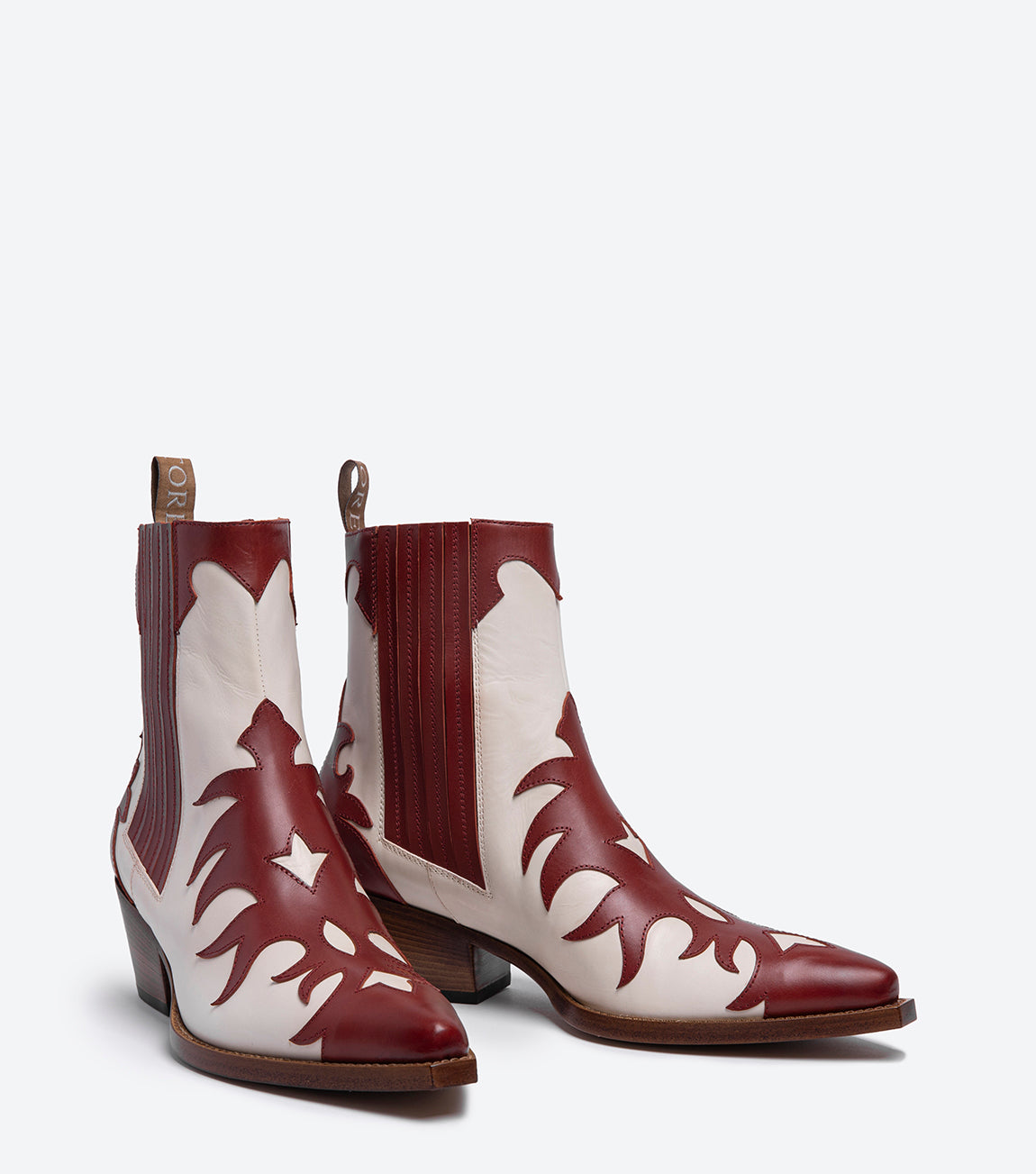 SR3652 PARMA ECRU/CARMINE 2