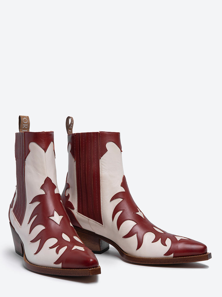 SR3652 PARMA ECRU/CARMINE 2