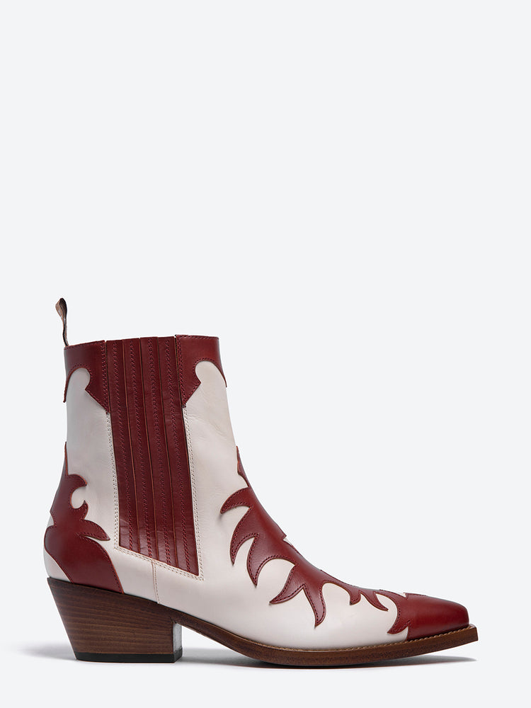 SR3652 PARMA ECRU/CARMINE 1