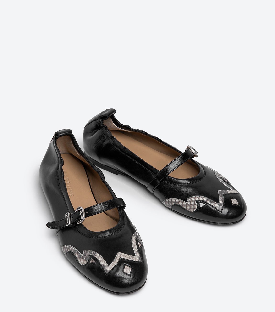 SR4913P NAPPA/PITONE NERO/ROCCIA 2