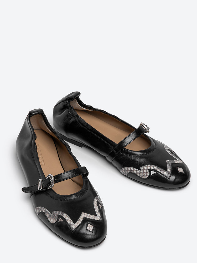 SR4913P NAPPA/PITONE NERO/ROCCIA 2